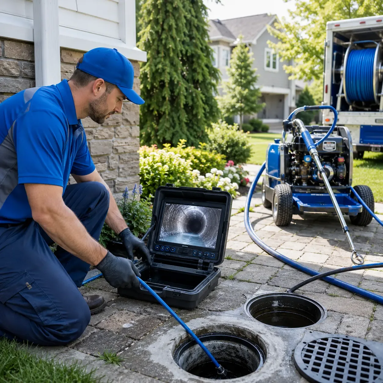 Outdoor drain cleaning professionals serving Fayetteville, NY